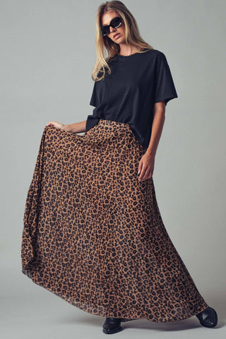 The Delilah Leopard Skirt