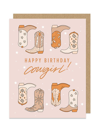 Cowgirl Birthday Greeting Card
