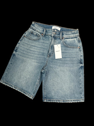 Kaia Long Denim Short-  Blue Rain