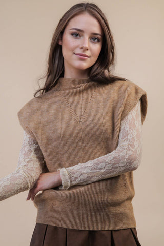 The Sierra Soft Knit Sweater Vest Top
