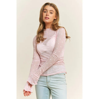 The Sweet Heart Mesh Top