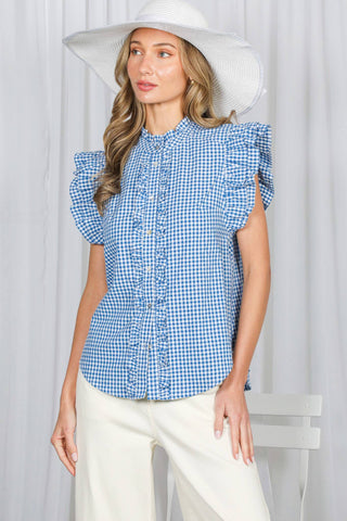 Playful Gingham Ruffle