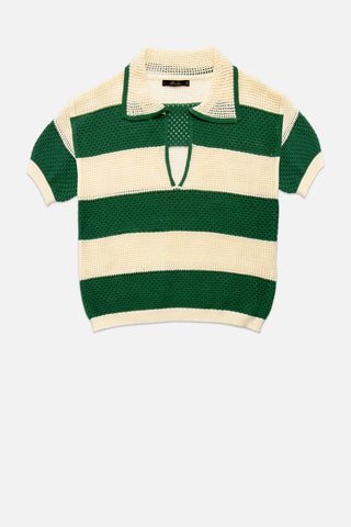 CHIOS KNIT POLO TOP