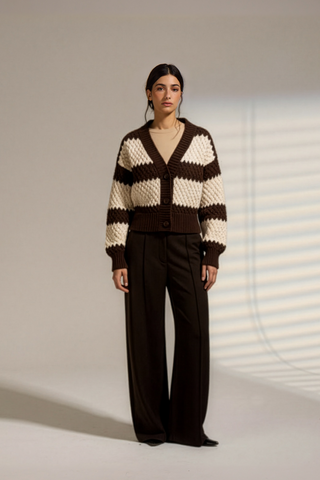 STONES STRIPED CARDIGAN