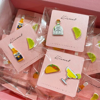 Tacos + Margs Stud Earrings