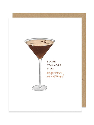 Espresso Martini Greeting Card