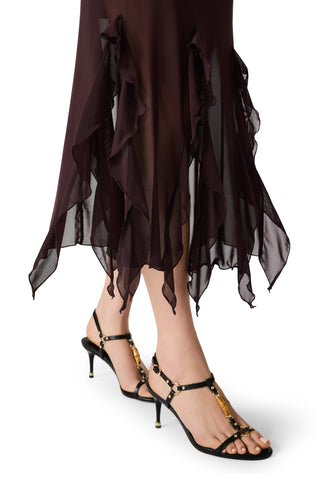 Mariane Ruffle Sleeveless Maxi Dress