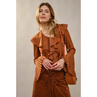 The Rory Ruffle Blouse