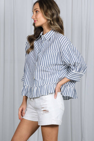 The Sloan Ruffle Shirt
