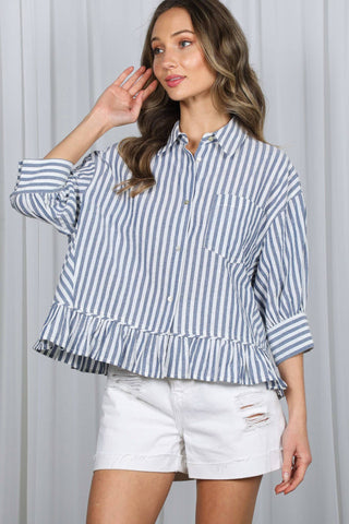 The Sloan Ruffle Shirt
