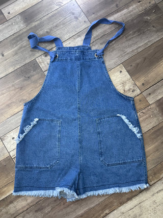 The Easy Day Denim Romper