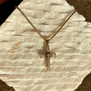 Crystal Cross Necklace