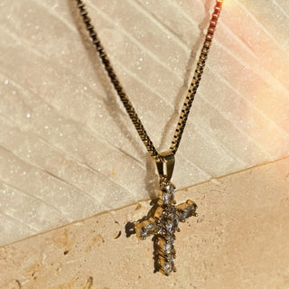 Crystal Cross Necklace