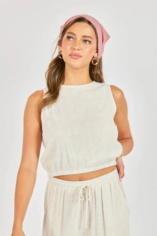 Sadie & Sage  Sugarloaf Elastic Hem Top