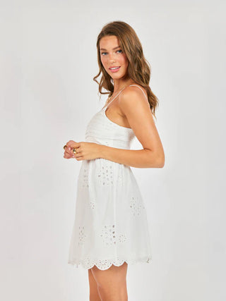 Bloomfield Eyelet Mini Dress