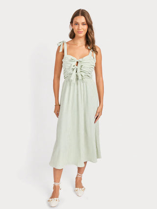 See Me Stripe Bow Dress