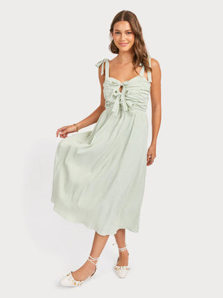 See Me Stripe Bow Dress