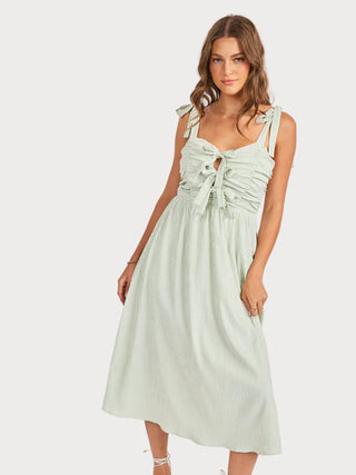 See Me Stripe Bow Dress