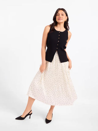 Letters Home Pleated Maxi Skirt