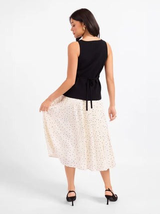 Letters Home Pleated Maxi Skirt