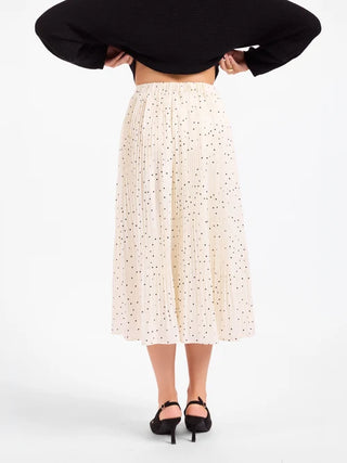 Letters Home Pleated Maxi Skirt