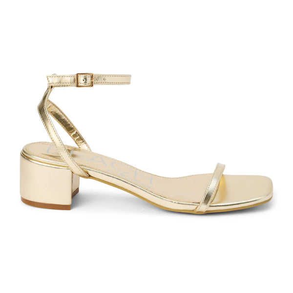 Beach by Matisse Belle Heeled Sandals- Gold