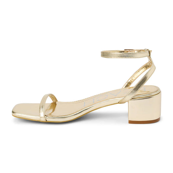 Beach by Matisse Belle Heeled Sandals- Gold