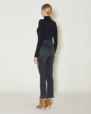 Bella Crop Flare- Ash  by Le Jean