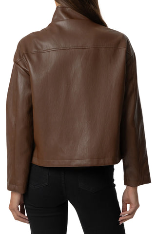 Wren Oversized Faux Leather Jacket