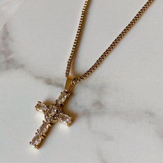 Crystal Cross Necklace