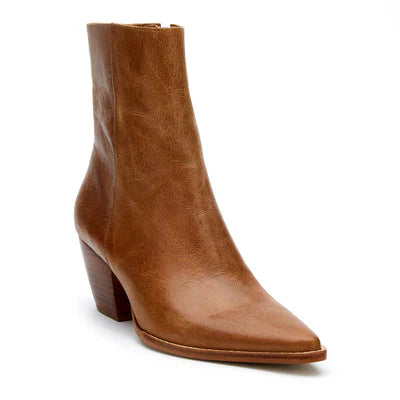 Matisse-Caty Ankle Booty-Caramel Leather