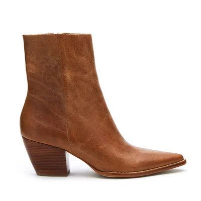 Matisse-Caty Ankle Booty-Caramel Leather