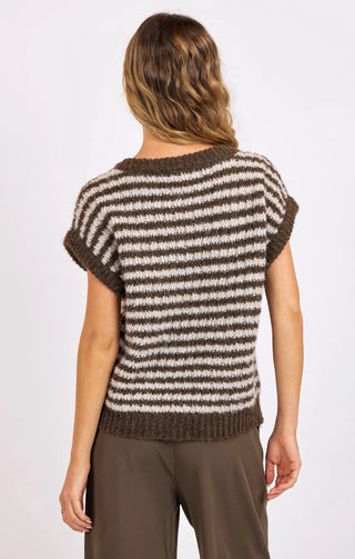Chantal Stripe Sweater Vest