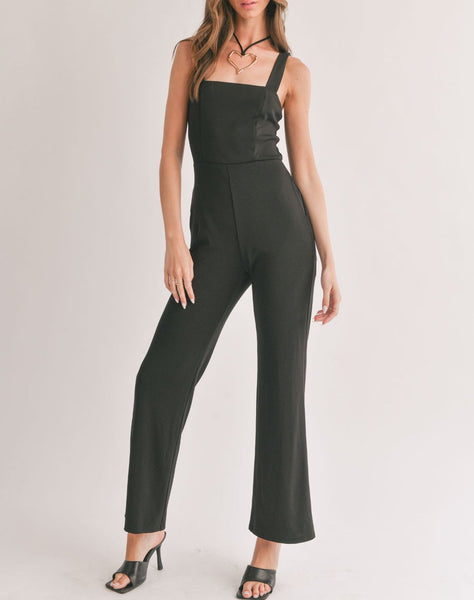 Sage The Label- Icon Square Neck Jumpsuit