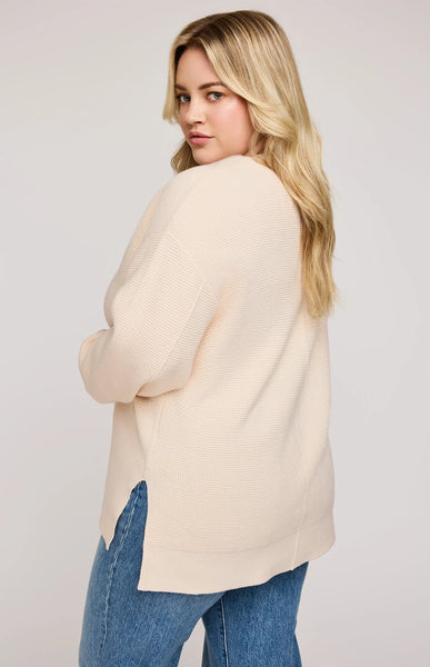 Lisbon V-Neck Knit Sweater