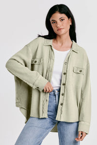 Dear John- Foster Thermal Shacket- Mint