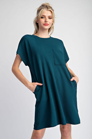 Lyla Textured Pocket Dress