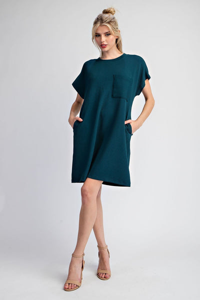 Lyla Textured Pocket Dress