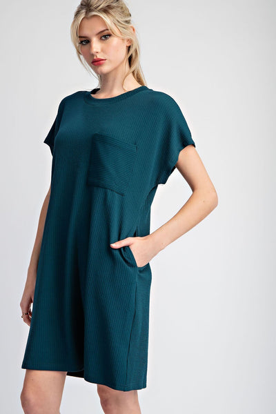 Lyla Textured Pocket Dress