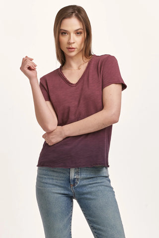 Dear John- Vanya Short Sleeve Slub Tee- Dip Dye