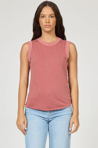 Zo Tank- Pigment Copper Rose