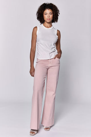 Zo Raw Edge Tank- White