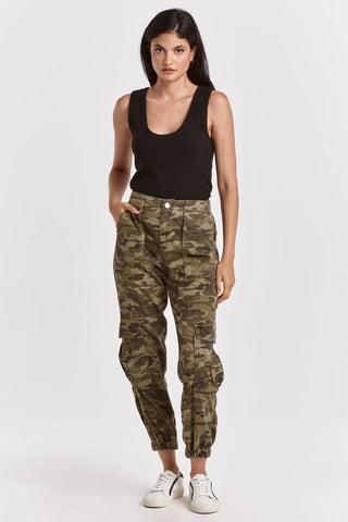 Dear John- Sandy Super High Rise Ankle Trouser- Hunter Camo