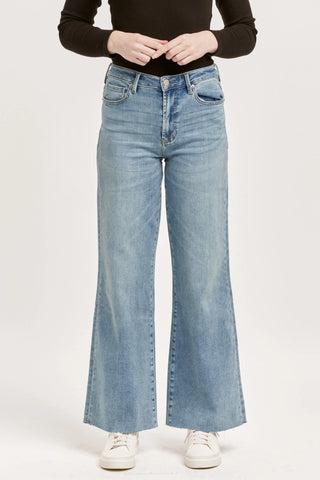 FIONA HIGH RISE WIDE LEG JEANS ARCTIC DENIM