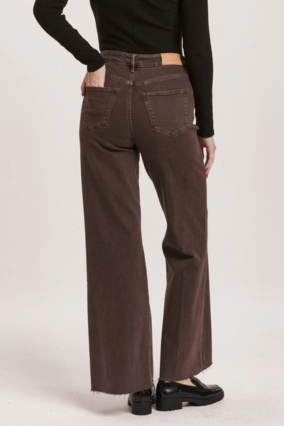 Dear John- Fiona High Rise Wide Leg- Mocha Brown