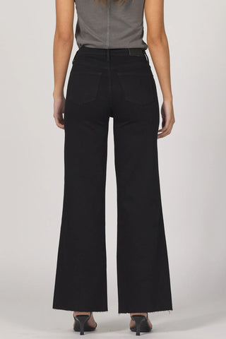FIONA WIDE LEG JEAN-Black Arrow