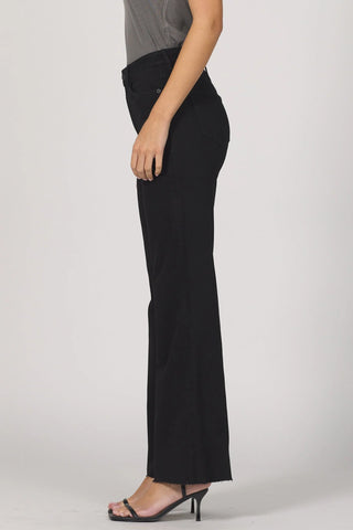 FIONA WIDE LEG JEAN-Black Arrow