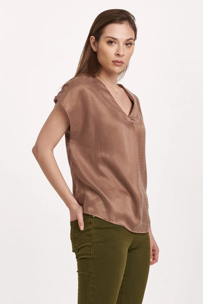 Dear John- Kristen V-Neck- Toasted