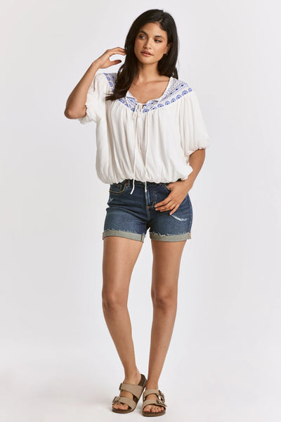 Dear John- Manera Embroidery Insert Top