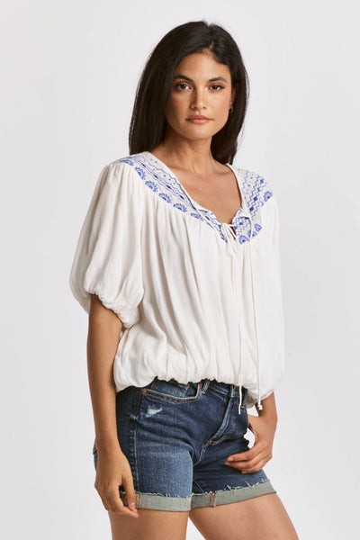 Dear John- Manera Embroidery Insert Top